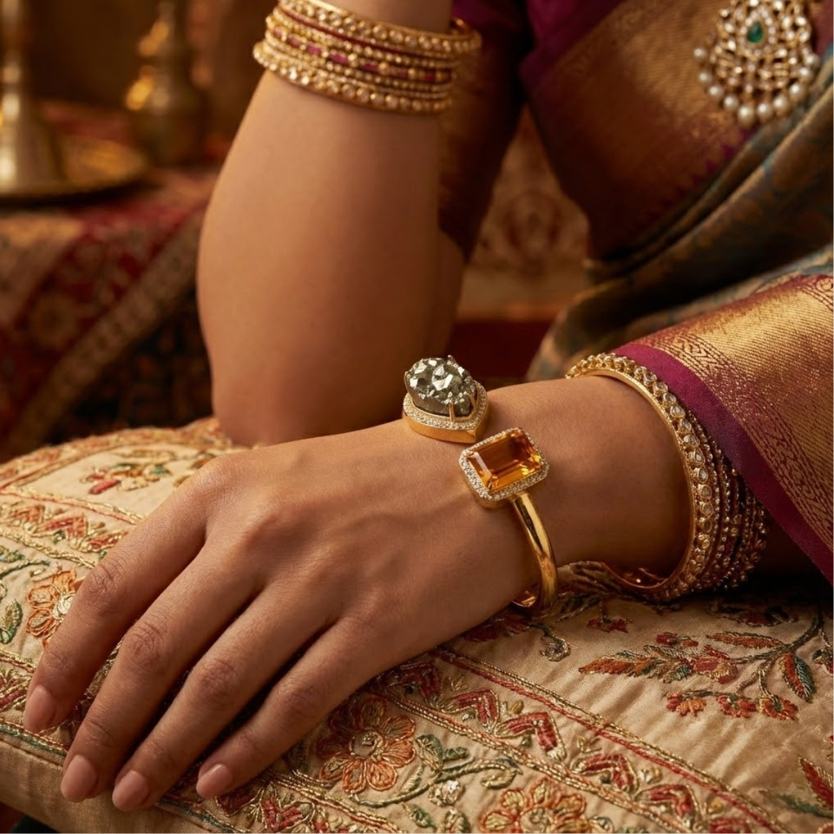 Citrine Kada Bracelet